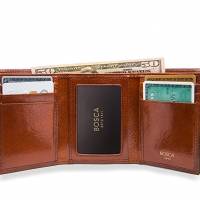 best mens leather trifold wallet