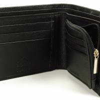 mens wallet with zippered coin pocket