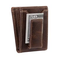 Money Clip Magnetic Front Pocket Wallet