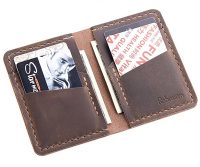 Robrasim Handmade Bifold Minimalist Leather Wallet